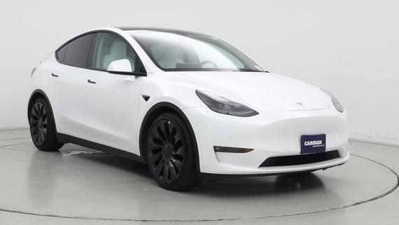 TESLA MODEL Y 2021 5YJYGDEF9MF252100 image